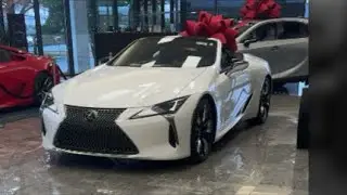 Took my 5-year-old son to the LEXUS dealership and he picked this.
