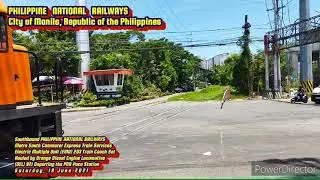 Southbound | PNR-MSC EMU 203 Train Coach Set | PNR Paco Station | 19 June 2021 | PHILIPPINES