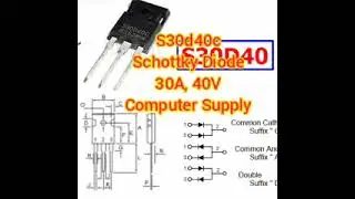 S30d40cs Diode  Double 30A 40V Schottky Rectifier transistor Datasheet Om Desktop Computer Ax Supply