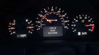 2002 Mercedes-Benz E55 AMG RENNtech Supercharged 0-100mph at 80% throttle