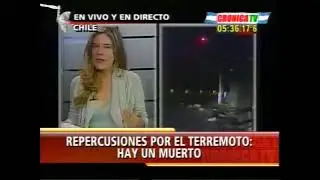 (13 YEARS AGO) Argentine coverage after the 2010 8,8 Chile earthquake (27/02/2010)
