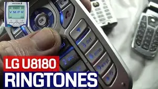 LG U8180 Mobile Phone Ringtones  - Released in 2004. 111 Seconds of Side by Side Ringtones