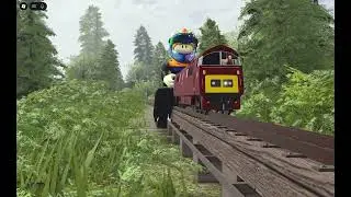 Class 52 Passing by on Robins Pool Miniature Railway on Roblox