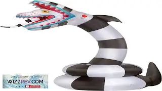 Spirit Halloween Beetlejuice Sandworm Inflatable Decoration Officially Licensed 9.8 Feet