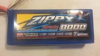 Zippy 4S 14.4 8V 8000Mah 30C Battery Unboxing Hobby King
