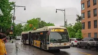 MTA New York City Bus 2010 NovaBus LFSA #1270 Audio Recording