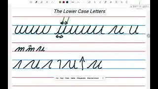 Learn Cursive Letters a to z  &ndash; Master Cursive Handwriting 'u' (Day 17) ✍️✨