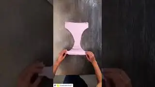 Mini Tutorial: DIY create your own bikini bottom pattern #fashion #sewinghacks #design  #diy