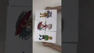 ✨ Creative vibes in paper style!   & enjoy unique animation. #PaperStyle #Shorts #Trending