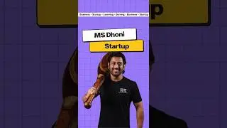 MS Dhoni Invest in Fitness Startup 😱 #business #businesscasestudy #startup #casestudy