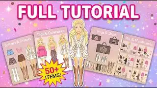 DIY kids craft Paper Dollhouse DIY Dress Up Outfit Ideas | Tutorial for Paper Dolls Step by Step 