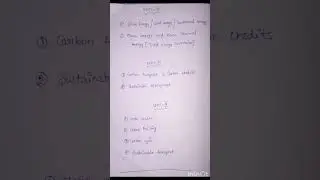 GE3451 - ENVIRONMENTAL SCIENCE AND SUSTAINABILITY IMPORTANT QUESTIONS / APRIL - MAY 2025 EXAM