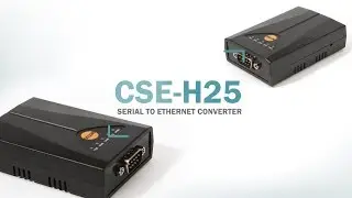 Защищённый сервер устройств RS232 в Ethernet, преобразователь последовательного интерфейса в Ethernet | CSE-H25