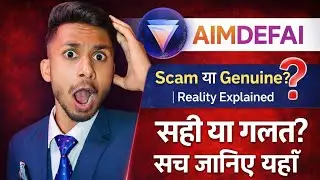 AimDeFAI Complete Plan Explained | Referral System & Bonus | Hindi Review