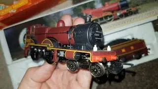 oo gauge hornby R376 4p lms 100 crimson locomotive