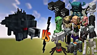 MINECRAFT ALL MOBS VS DREAD HOUND LEADER FIGHT||MINECRAFT MOB BATTLE||