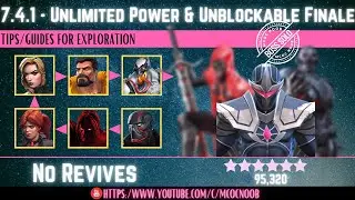 MCOC: Act 7.4.1 - Mutant Mastery, Unlimited Power & Unblockable Finale - Book 2, Act 1.4 - Darkhawk