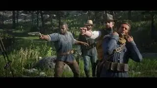 This is what we call bluff in Red Dead Redemption 2