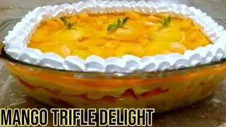 Mango Trifle Delight Recipe | Quick And Easy |Dessert Recipes |Mango dessert Recipe