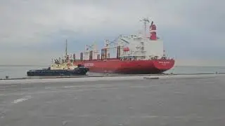 Bulk Carrier FENJA BULKER on arrival Geelong Victoria