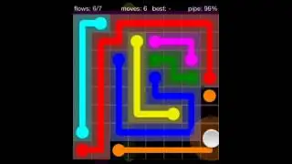 Flow Free - 8X8 Level 76 Mania Walkthrough