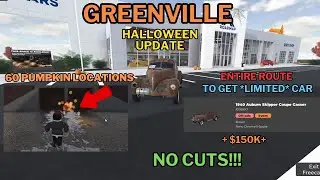 Roblox Greenville Wisconsin: ALL 60 PUMPKIN LOCATIONS FOR THE 2025 HALLOWEEN UPDATE *NO CUTS*