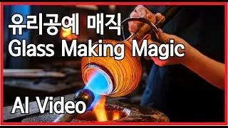 AI video 유리공예 매직 |Glass Making Magic