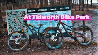A Wet Day at Tidworth B1ke Park#mtb #bikelife #mountainbike #automobile #downhillbike #music 