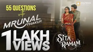 55 Questions with Mrunal Thakur | Way2News Exclusive | Sita Ramam | Dulqar, Rashmika