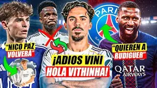 💣 ¡LLEGADA DE VITINHA AL REAL MADRID! | EL PSG QUIERE A RÜDIGER | PAZ VOLVERÁ NICO PAZ 2026