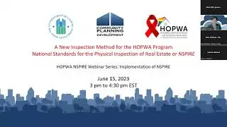 HOPWA and NSPIRE Webinar Series: Implementation of NSPIRE