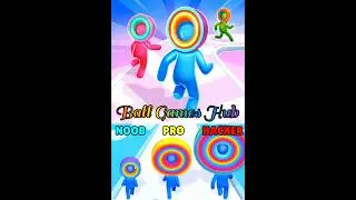 Layer Man 3D Short 💥 | Epic Transformation & Funny Parkour Run 😎🔥 #ballgameshub #cutiepie22yt