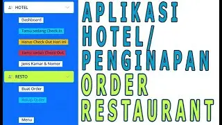 Aplikasi Hotel Management System / ORDER RESTAURANT