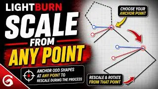 Two Point Rotate & Scale | Lightburn 112