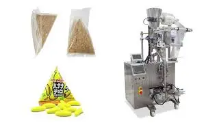 Automatic Triangle Bag/ Pyramid Bag Packing Machine For Beans Snacks Etc