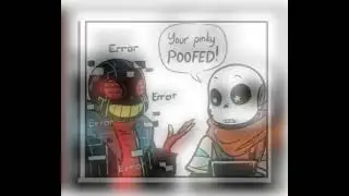 🖌️ Ink e seus erros ❌ #dublagem #underverse #inksans #errorsans #underlust #epicsans #undertaleau