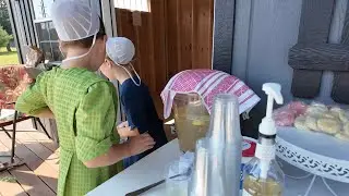 First Time Trying some Amish Homemade Cookies and Lemonade 