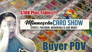 Buyer POV At The MN Card Show! $10K Plus Pokemon Tables!! 😱😱😱