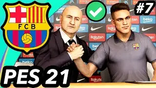 SUAREZ SOLD & LAUTARO MARTINEZ SIGNS ✅ - PES 2021 Barcelona Career Mode #7