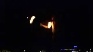 Poi and Fire Dancing in Myrtle Beach!! Crazy! Hypnotizing!