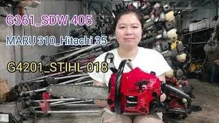 22/1 lô A cưa xích nhật bãi/0913136620/G4201_Stihl 018_Hitachi_SDW 405_G361_Tanaka