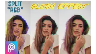 Split RGB Colour Glitch Effect in PicsArt | MD eDiTeD™