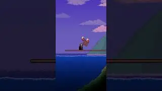 Лучшее место для рыбалки в начале игры в Terraria #shorts #terraria #terrariatips