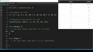 Arduino 101 Program LCD