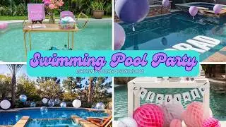 *NEW* 2025 Swimming Pool Party Birthday Decorations Ideas 🎉 | Pool Themes for Adults & Kids
