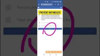 Prevent any misuse facebook problem Solved  #shorts #trending #facebook