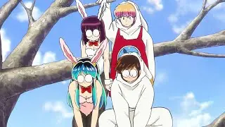Inaba, Ataru, Lum and Shinobu try to find a perfect future!  ^_^  