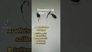 snowman rig #carpfishing #carpteam #fishing #pontyhorg&aacute;szat #horg&aacute;szat#fyp #bigcarp