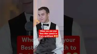 Most genius speech of all time?? 😂👏#weddingspeech #funnyspeech #funnyshorts #lifehacks