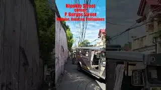Hipolito Street corner P. Burgos Street in Malolos, Bulacan in the Philippines